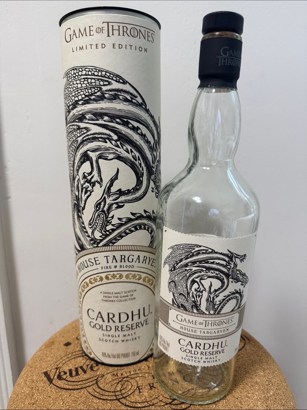 Game of Thrones Cardhu Gold Reserve - House Targaryen Limited Edition Bottle